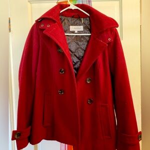 Red Peacoat